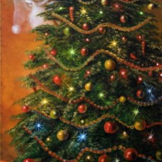 'I simboli del Natale' - Acrilici e olio su tela 50x100 - 2012